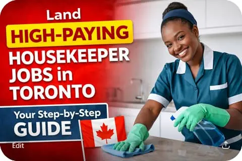 High-Paying Housekeeping Job in Toronto
