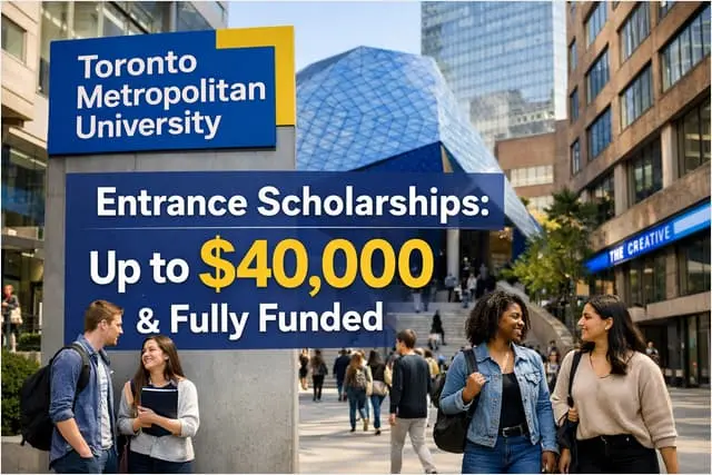 Toronto Metropolitan University Entrance Scholarships